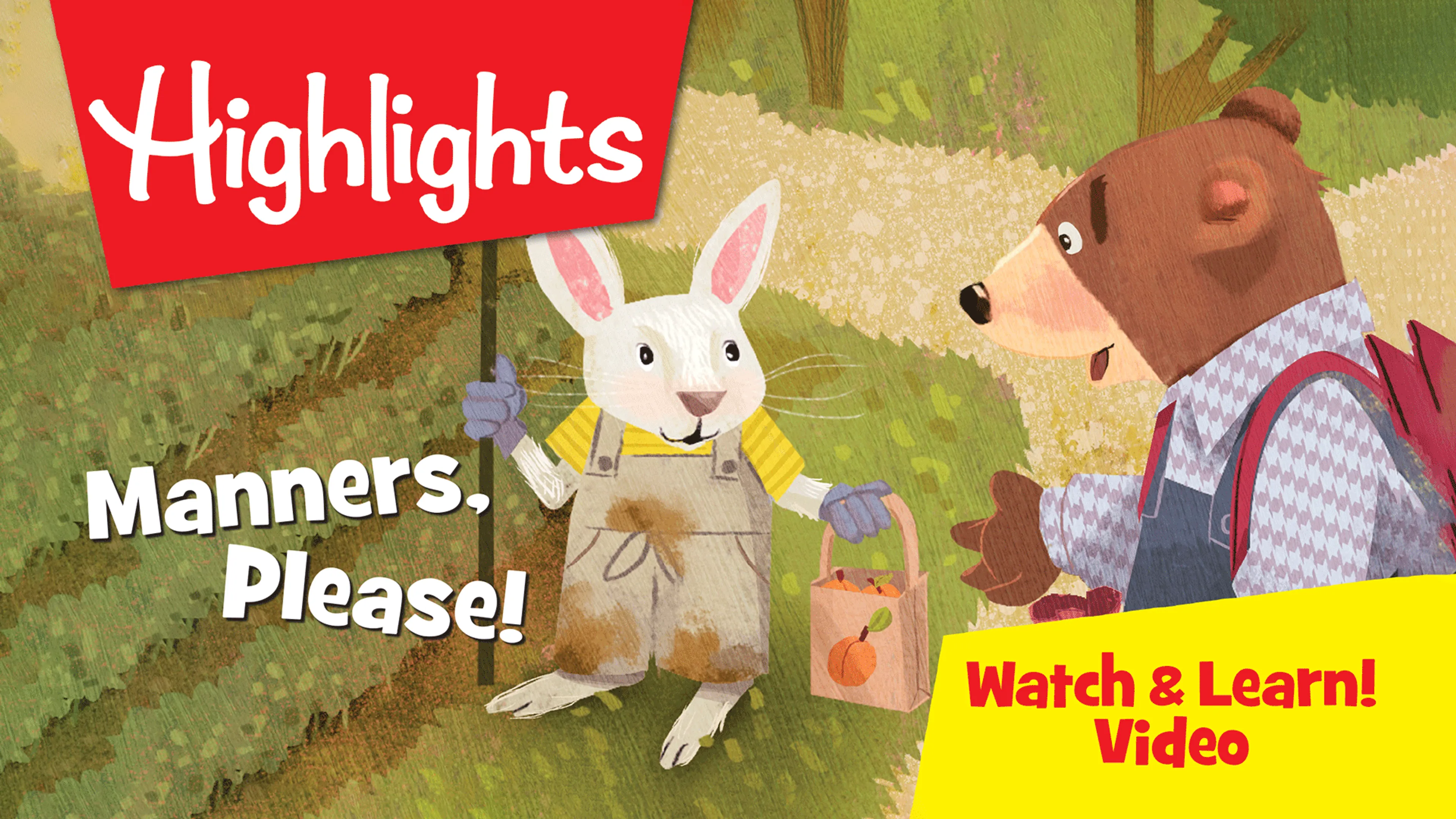 Highlights Watch & Learn!: Manners, Please! poster